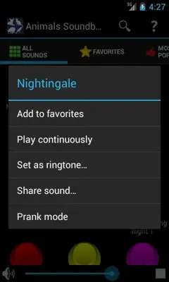 Animals Soundboard android App screenshot 5